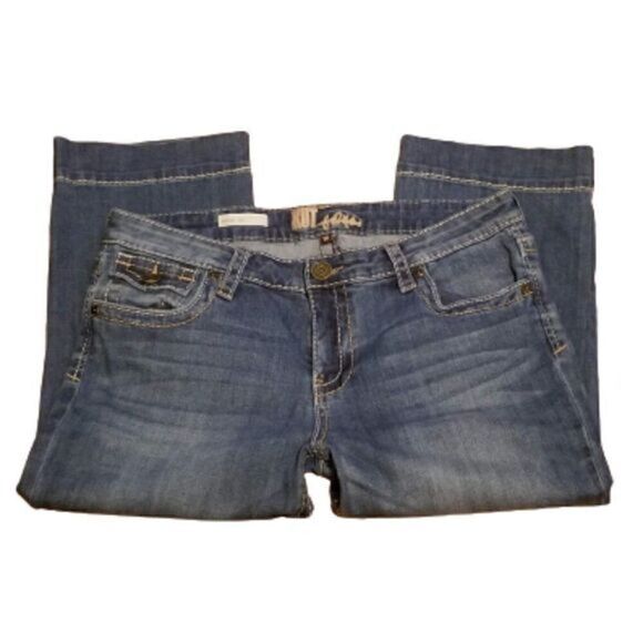 KUT from the Kloth Natalie Crop Denim Capri Jeans - Picture 4 of 7